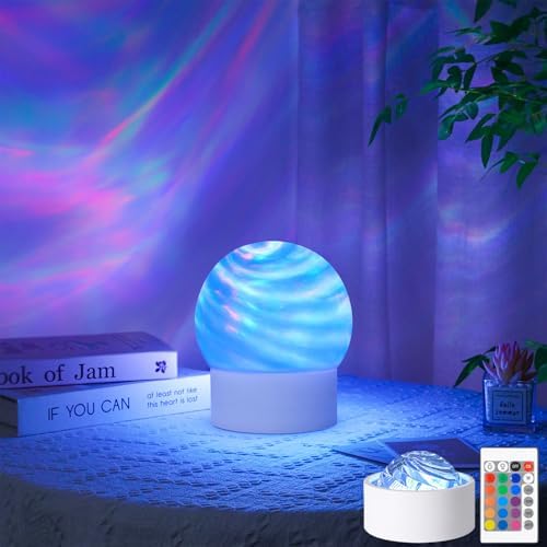 2-in-1 Ocean Wave Projector Light & Northern Aurora Lamp