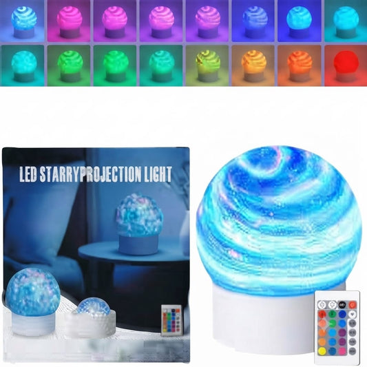 2-in-1 Ocean Wave Projector Light & Northern Aurora Lamp